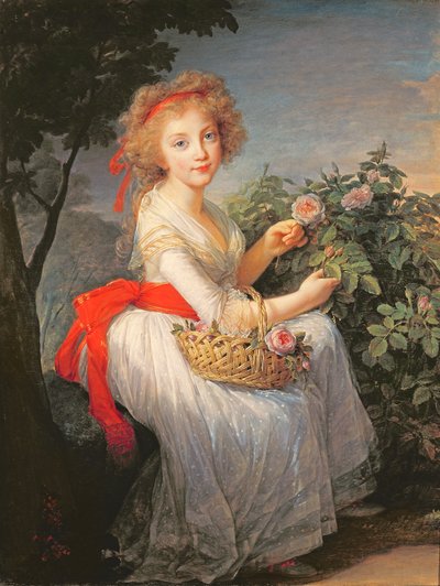 Porträt von Marie-Christine von Bourbon-Neapel (1779-1849) von Elisabeth Louise Vigee Lebrun